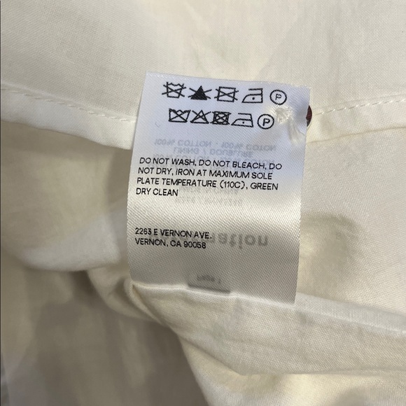 F26 Reformation Cassatt cotton Dress in white - Picture 12 of 13